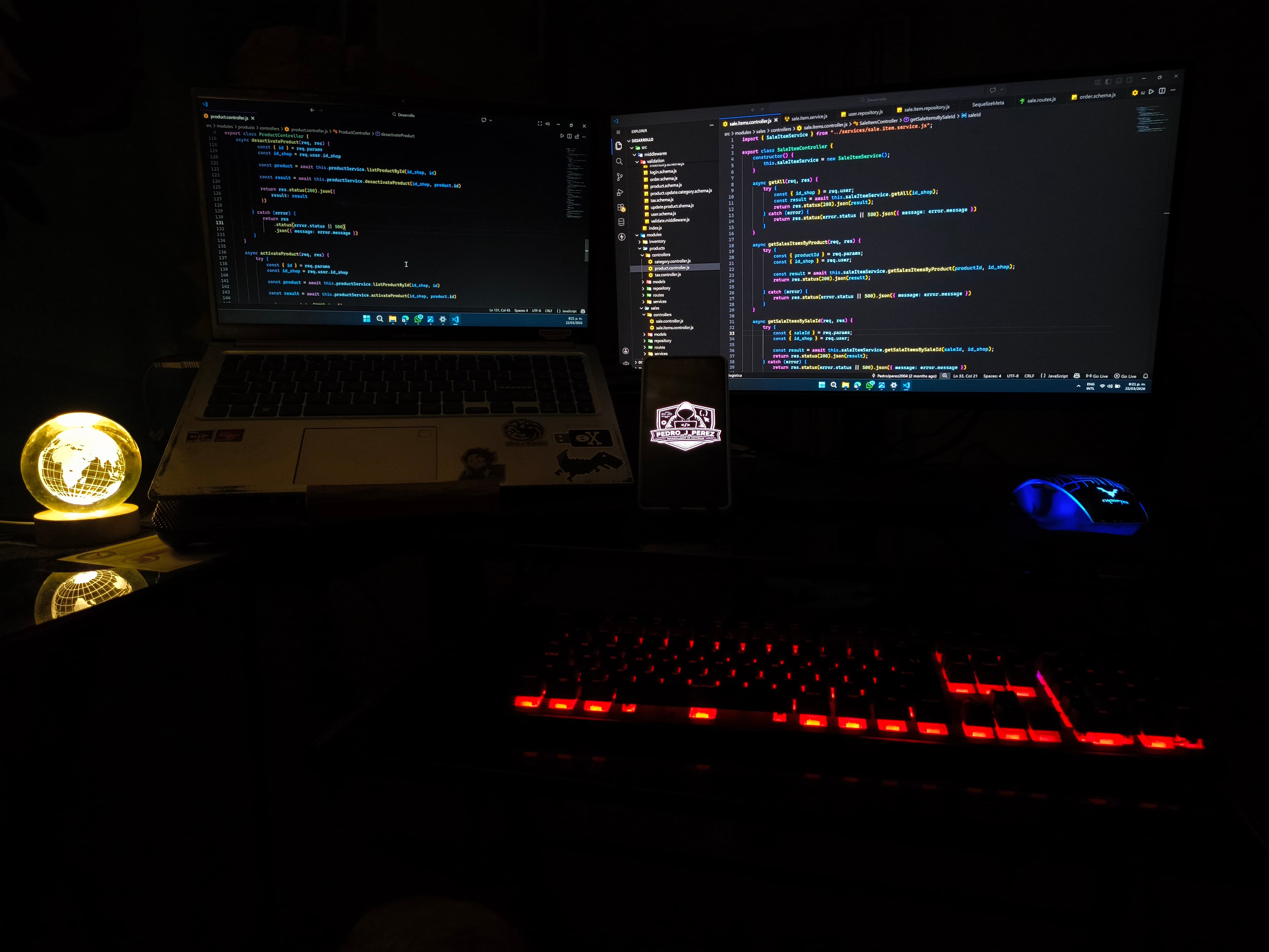 Setup de trabajo - Pedro J. Pérez